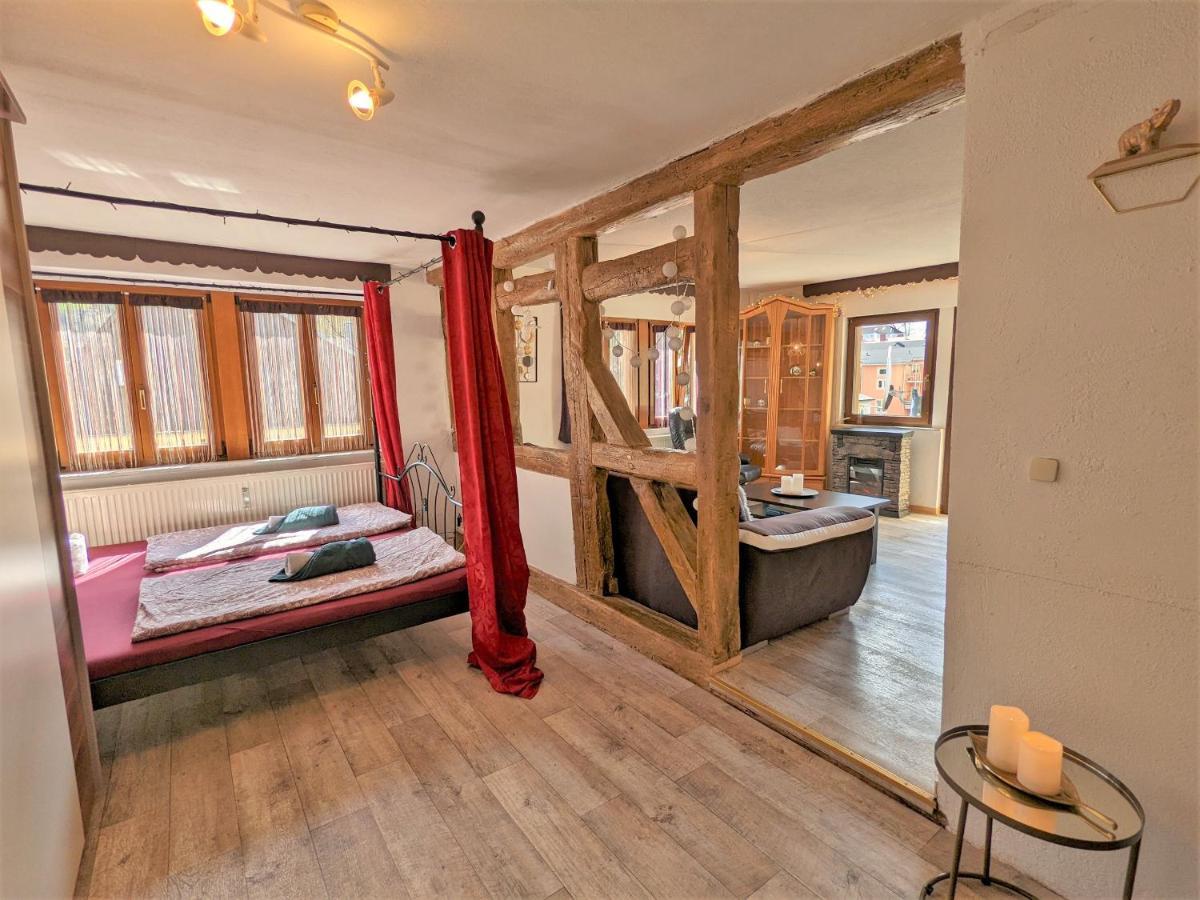 Urlaubstraum Mit Pool, Terrasse & Fluss Im Garten - Ut Appartamento Sebnitz Esterno foto